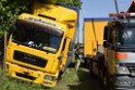 LKW in Boeschung A 3 Rich Frankfurt Hoehe Roesrath Lohmar P134